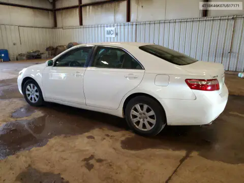 2007 Toyota Camry Le V6 VIN 4T1BK46K07U517171 фото 2