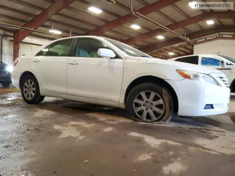 2007 Toyota Camry Le V6 VIN 4T1BK46K07U517171 фото 4