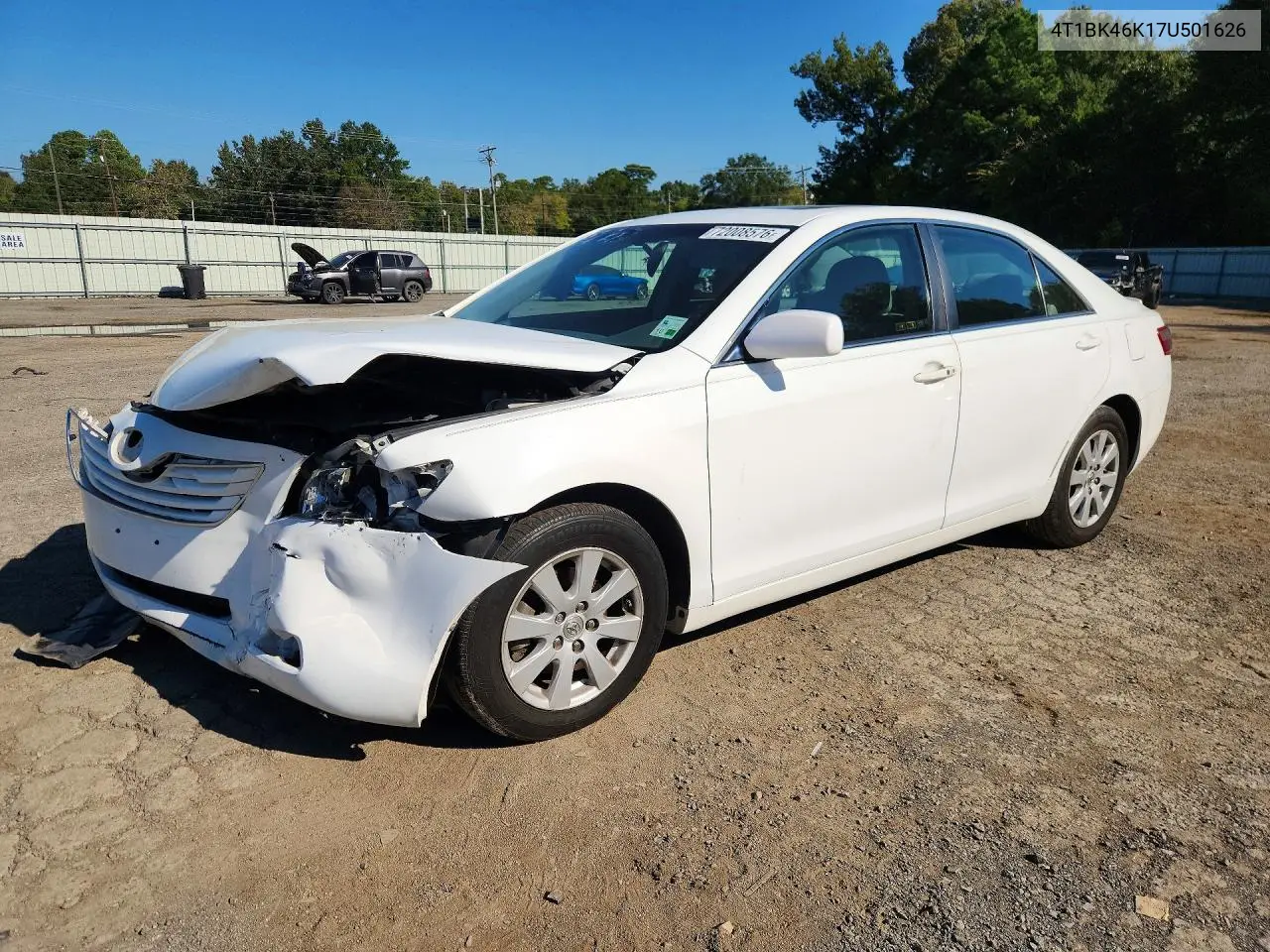 2007 Toyota Camry Xle V6 VIN 4T1BK46K17U501626 фото 1