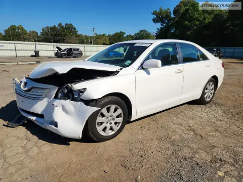 4T1BK46K17U501626 — 2007 Toyota Camry, Передняя часть, фото до ремонта