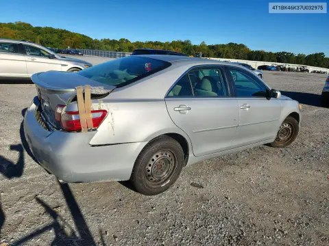 2007 Toyota Camry Le V6 VIN 4T1BK46K37U032975 фото 3