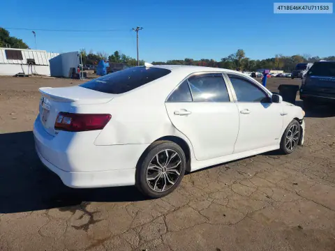 2007 Toyota Camry Se VIN 4T1BE46K47U711533 фото 3