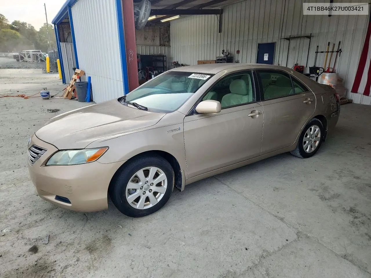 2007 Toyota Camry Hybrid VIN 4T1BB46K27U003421 фото 1