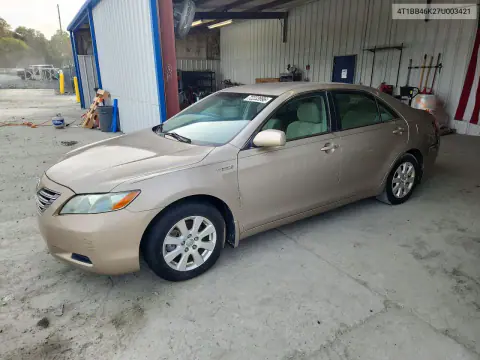 2007 Toyota Camry Hybrid VIN 4T1BB46K27U003421 фото 1