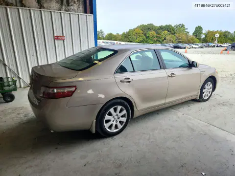 2007 Toyota Camry Hybrid VIN 4T1BB46K27U003421 фото 3