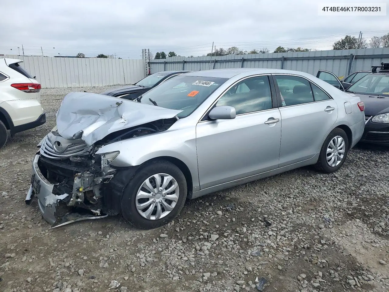 2007 Toyota Camry Ce VIN 4T4BE46K17R003231 фото 1