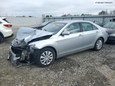 4T4BE46K17R003231 — 2007 Toyota Camry, Передняя часть, фото до ремонта