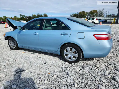 2007 Toyota Camry Le VIN 4T1BE46K97U700088 фото 2