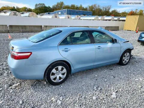 2007 Toyota Camry Le VIN 4T1BE46K97U700088 фото 3