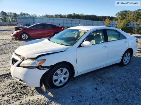 4T1BE46K77U620966 — 2007 Toyota Camry, Передняя часть, фото до ремонта