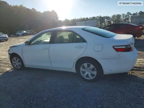 2007 Toyota Camry Le VIN 4T1BE46K77U620966 фото 2