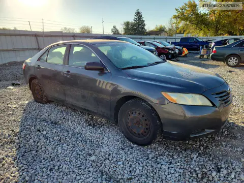 2007 Toyota Camry Le VIN 4T1BE46K27U575029 фото 4