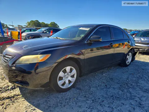 4T1BE46K17U568377 — 2007 Toyota Camry, Задняя часть, фото до ремонта