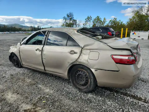 2007 Toyota Camry Le VIN 4T1BE46K07U702568 фото 2