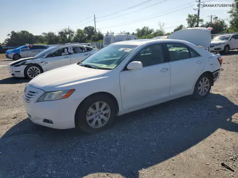 4T1BK46KX7U559766 — 2007 Toyota Camry, Передняя часть, фото до ремонта