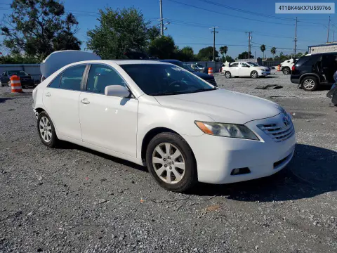 2007 Toyota Camry Xle V6 VIN 4T1BK46KX7U559766 фото 4