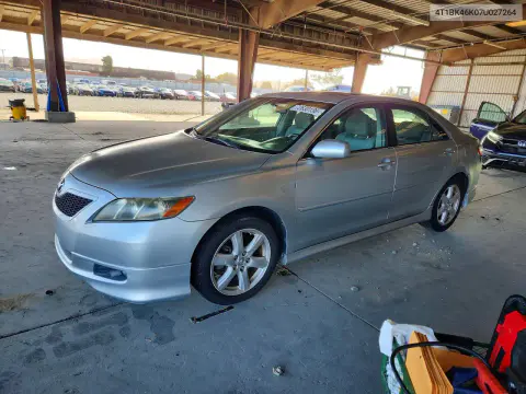 4T1BK46K07U027264 — 2007 Toyota Camry, Задняя часть, фото до ремонта