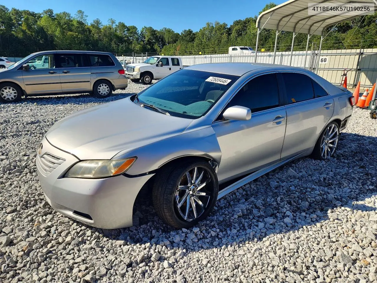 2007 Toyota Camry Le VIN 4T1BE46K57U190256 фото 1