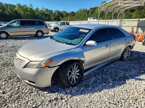4T1BE46K57U190256 — 2007 Toyota Camry, Задняя часть, фото до ремонта
