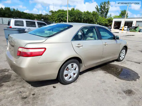 2007 Toyota Camry Le VIN 4T1BE46K97U112904 фото 3