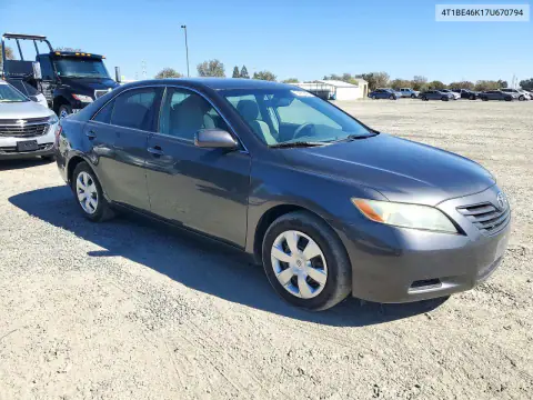 4T1BE46K17U670794 — 2007 Toyota Camry, фото 4 с аукциона Copart 15.10.2026, Мелкие вмятины и царапины