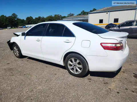 2008 Toyota Camry Le V6 VIN 4T1BK46K28U569502 фото 2