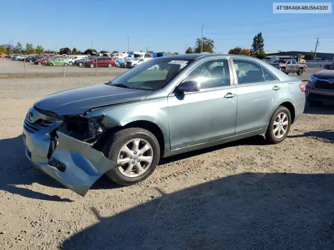 4T1BK46K48U564320 — 2008 Toyota Camry, Передняя часть, фото до ремонта