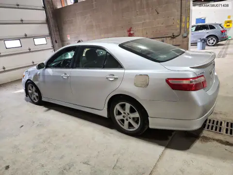 2008 Toyota Camry Se V6 VIN 4T1BK46K58U071438 фото 2