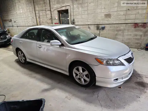 2008 Toyota Camry Se V6 VIN 4T1BK46K58U071438 фото 4