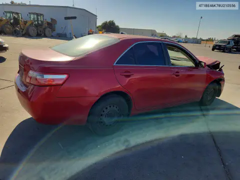 2008 Toyota Camry Le VIN 4T1BE46K78U210556 фото 3