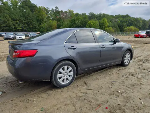 2008 Toyota Camry Xle V6 VIN 4T1BK46KX8U574656 фото 3