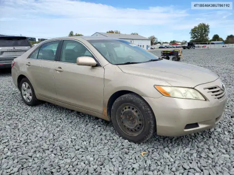 2008 Toyota Camry Le VIN 4T1BE46K38U786192 фото 4