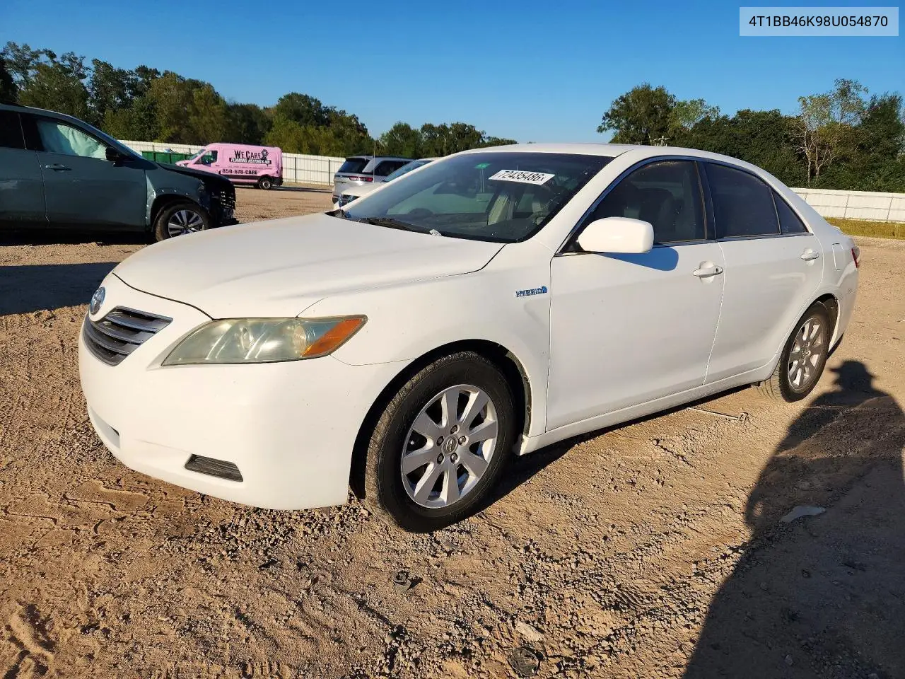 4T1BB46K98U054870 Toyota Camry 2008 — повреждение Естественный износ, фото до ремонта