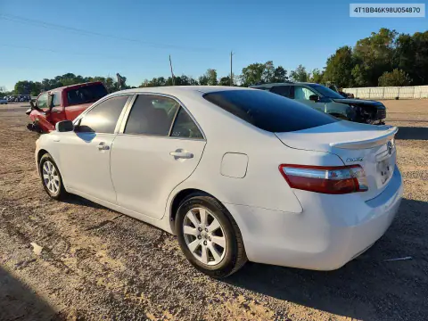 4T1BB46K98U054870 — 2008 Toyota Camry, фото 2 с аукциона Copart 20.10.2026, Естественный износ
