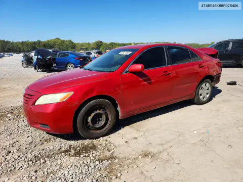 4T4BE46K88R025406 — 2008 Toyota Camry, Задняя часть, фото до ремонта