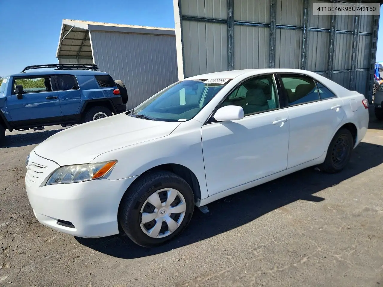 2008 Toyota Camry Le VIN 4T1BE46K98U742150 фото 1