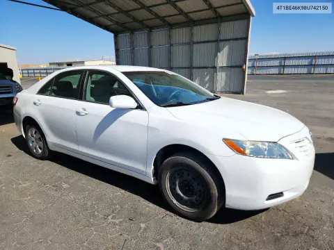 2008 Toyota Camry Le VIN 4T1BE46K98U742150 фото 4