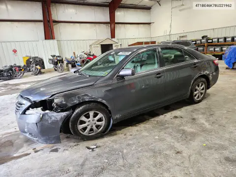 4T1BE46K78U221962 — 2008 Toyota Camry, Передняя часть, фото до ремонта
