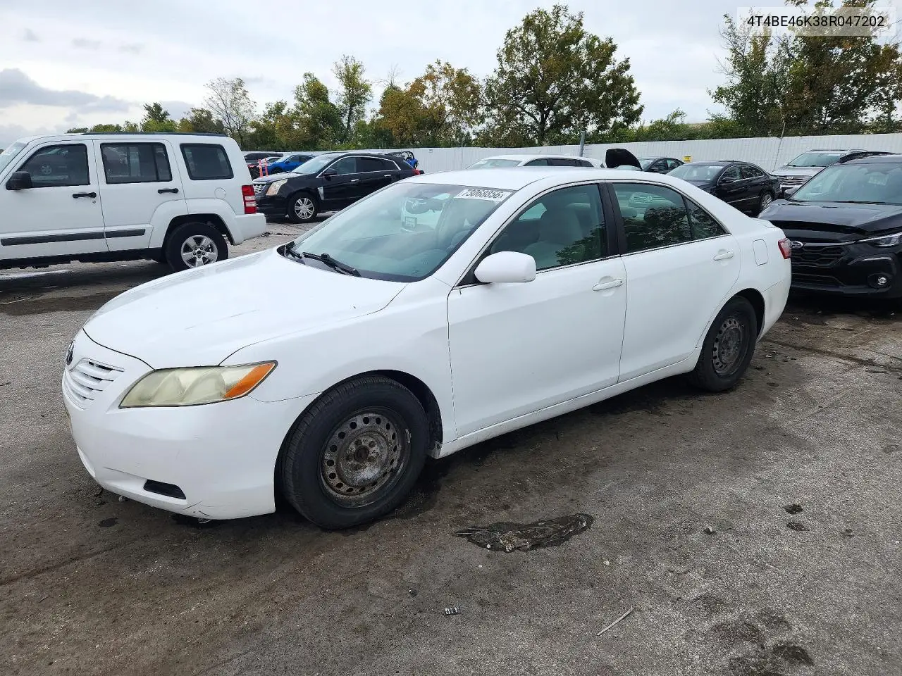 4T4BE46K38R047202 Toyota Camry 2008 — повреждение Сторона, фото до ремонта