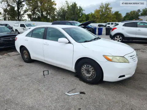 4T4BE46K38R047202 — 2008 Toyota Camry, фото 4 с аукциона Copart 16.10.2026, Сторона