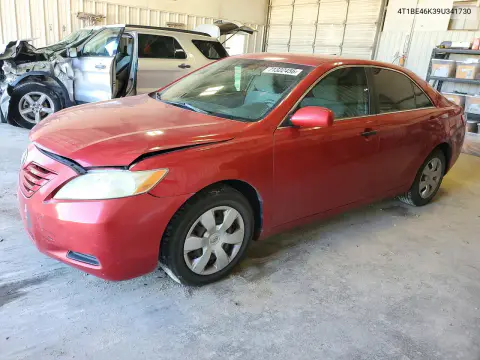 4T1BE46K39U341730 — 2009 Toyota Camry, Передняя часть, фото до ремонта