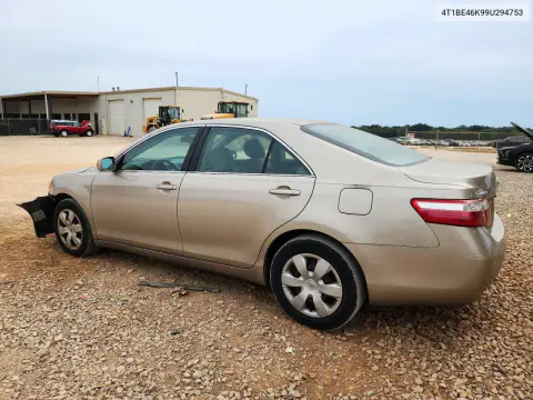 2009 Toyota Camry Base VIN 4T1BE46K99U294753 фото 2