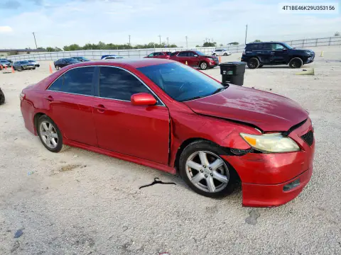 2009 Toyota Camry Se VIN 4T1BE46K29U353156 фото 4