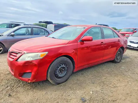 4T4BF3EK4AR047689 — 2010 Toyota Camry, Передняя часть, фото до ремонта