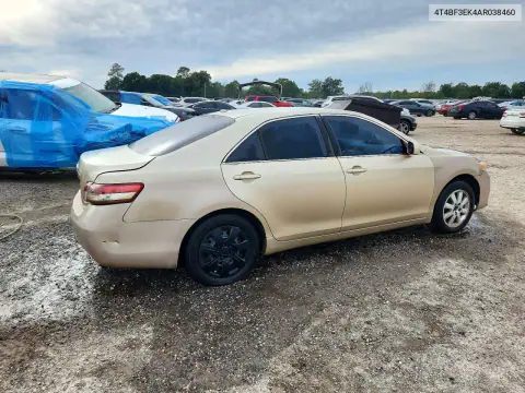 2010 Toyota Camry Le VIN 4T4BF3EK4AR038460 фото 3