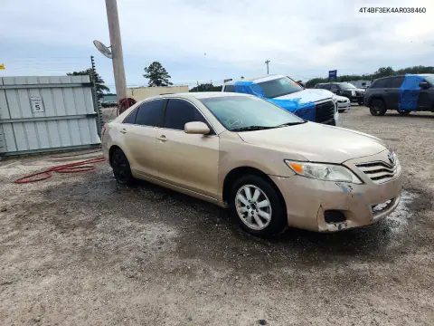 2010 Toyota Camry Le VIN 4T4BF3EK4AR038460 фото 4