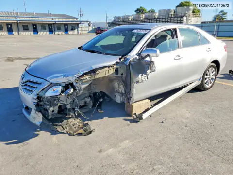 4T1BK3EKXAU110672 — 2010 Toyota Camry, Передняя часть, фото до ремонта