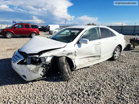 4T4BF3EK6AR078930 — 2010 Toyota Camry, Передняя часть, фото до ремонта