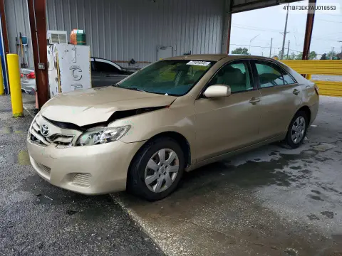 4T1BF3EK7AU018553 — 2010 Toyota Camry, Передняя часть, фото до ремонта