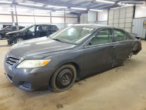 4T1BF3EK2AU043683 — 2010 Toyota Camry, Задняя часть, фото до ремонта